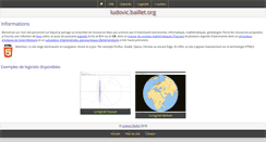 Desktop Screenshot of ludovic.baillet.org